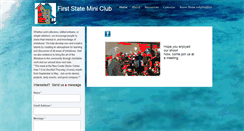 Desktop Screenshot of firststateminiclub.org