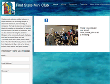 Tablet Screenshot of firststateminiclub.org